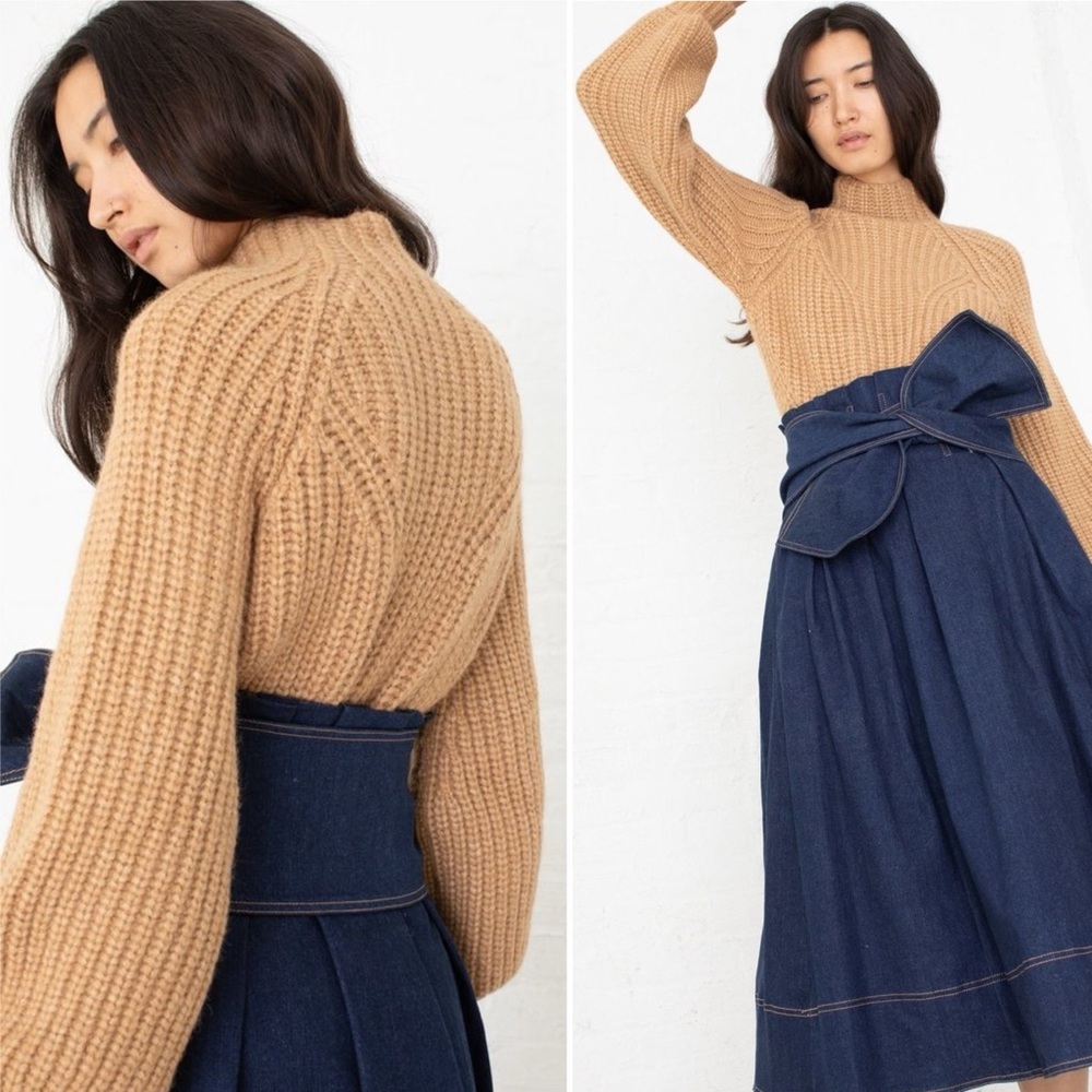 Ulla Johnson Micha Turtleneck in Camel Size Medium - Picture 3 of 15